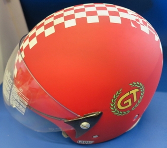 Royal Enfield GT Continental Helmet Gloss Red LARGE shop soiled